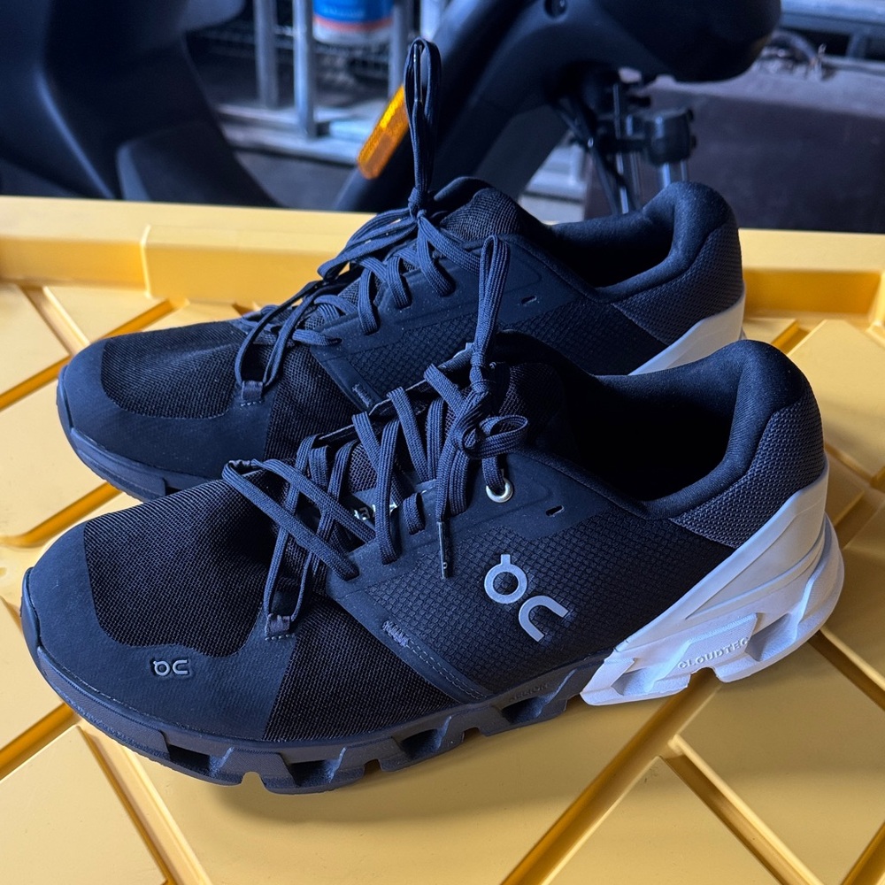 On Black and White Athletic Shoes